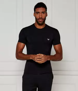Футболка мужская Emporio Armani облегающая, черный