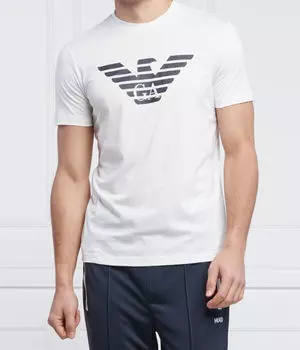 Футболка мужская Emporio Armani с логотипом, белый