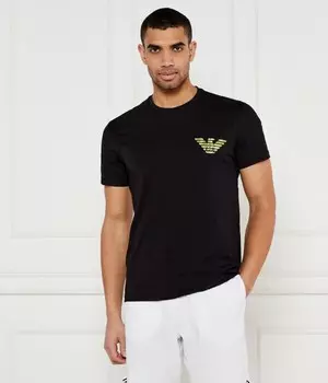 Футболка мужская Emporio Armani с логотипом, черный