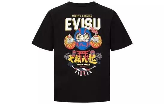 Футболка мужская Evisu, черный