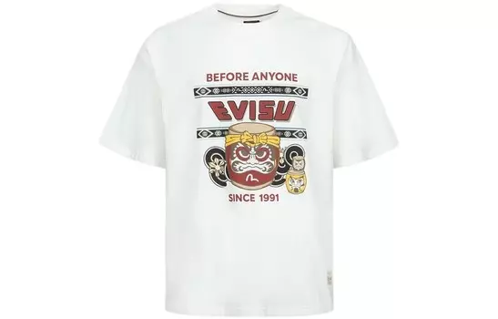 Футболка мужская Evisu, цвет Burgundy