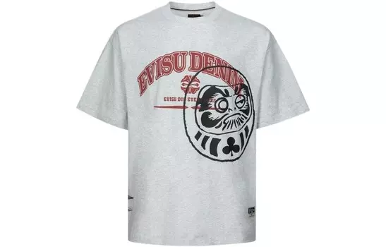 Футболка мужская Evisu, цвет Heather Gray