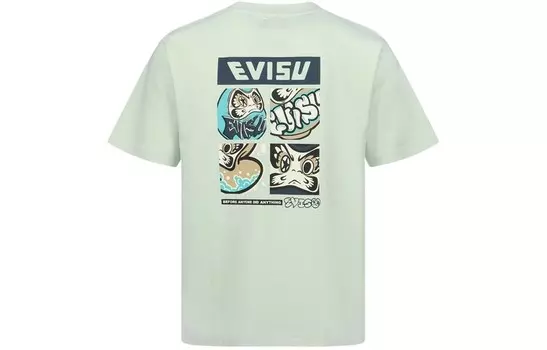 Футболка мужская Evisu, мятно-зеленый