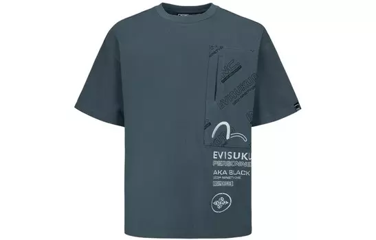 Футболка мужская Evisu, темно-серый