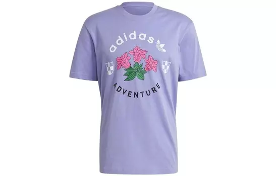 Футболка мужская фиолетовая Adidas Originals, фиолетовый