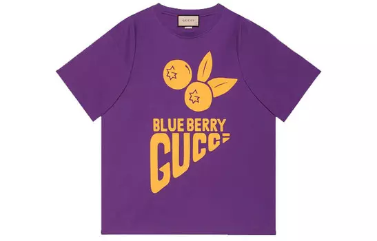 Футболка мужская фиолетовая Gucci, фиолетовый