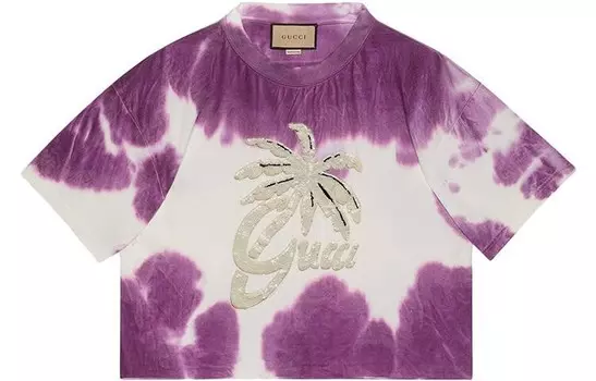 Футболка мужская фиолетовая Gucci, фиолетовый