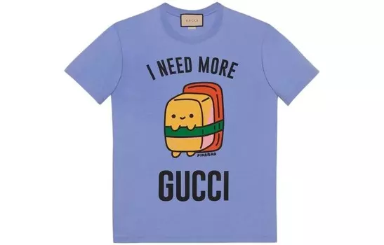 Футболка мужская фиолетовая Gucci, фиолетовый