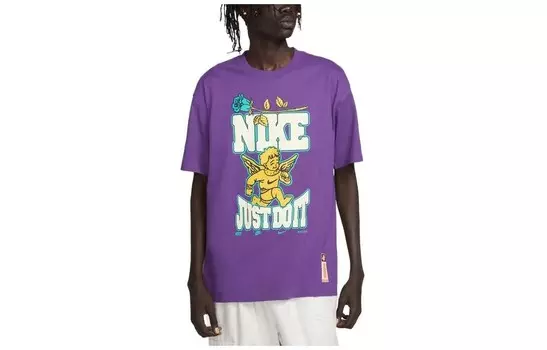 Футболка мужская фиолетовая Nike, фиолетовый