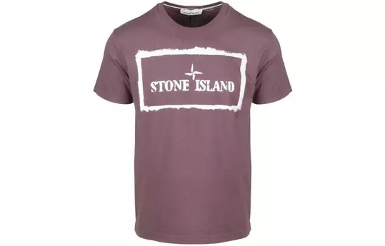 Футболка мужская фиолетовая Stone Island, фиолетовый