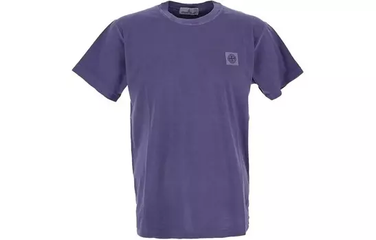 Футболка мужская фиолетовая Stone Island, фиолетовый