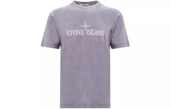 Футболка мужская фиолетовая Stone Island, фиолетовый