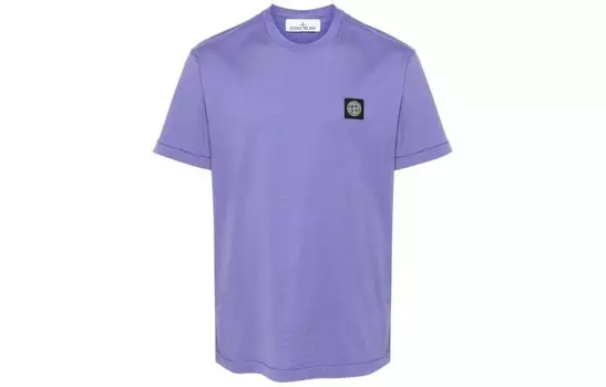 Футболка мужская фиолетовая Stone Island, фиолетовый