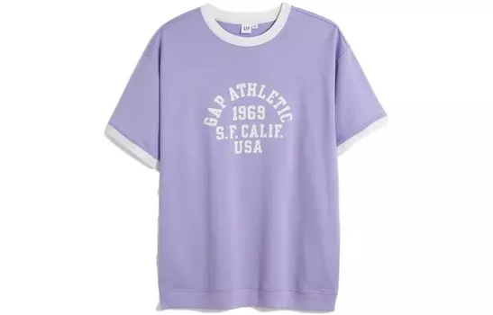 Футболка мужская Gap, светло-фиолетовый