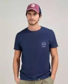 Футболка мужская Garment Dyed Crab El Ganso, синий