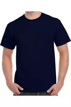 Футболка мужская Gildan Heavy Cotton с короткими рукавами, темно-синий