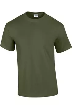 Футболка мужская Gildan Ultra Cotton, темно-зеленый