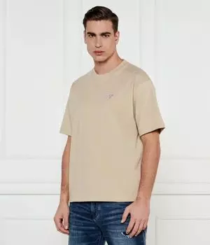 Футболка мужская Guess Jeans свободного кроя, бежевый