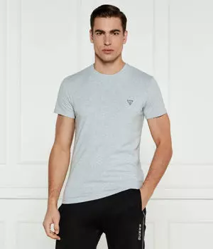Футболка мужская Guess Underwear хлопковая облегающего кроя, серый