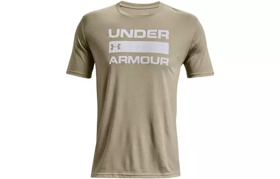 Футболка мужская хаки серая Under Armour, серый