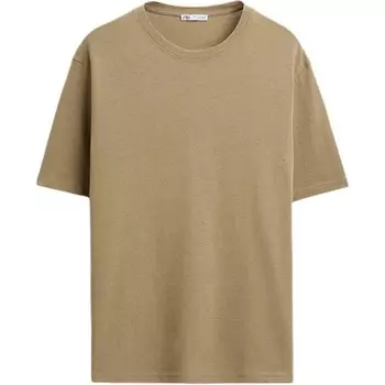 Футболка мужская хаки Zara, хаки
