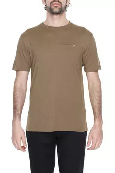 Футболка мужская Hamaki-Ho однотонная, коричневый