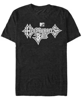 Футболка мужская Headbangers Ball Metal Text с коротким рукавом Fifth Sun, черный