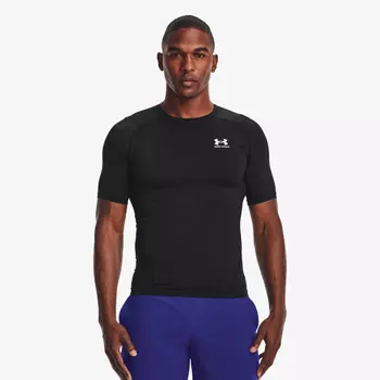 Футболка мужская Heatgear Armor с коротким рукавом Under Armour, черный