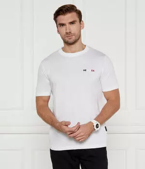 Футболка мужская Hechter Paris хлопковая однотонная, белый