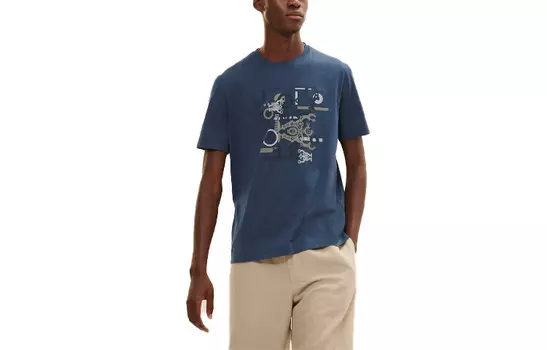 Футболка мужская Hermes, синий