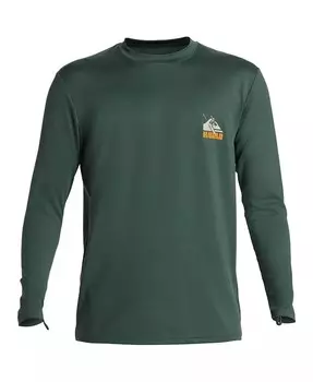 Футболка мужская Hi Petroglyph Surf с длинным рукавом Quiksilver, зеленый