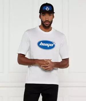 Футболка мужская Hugo Blue хлопковая, белый