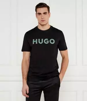 Футболка мужская Hugo хлопковая, черный