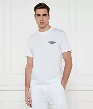 Футболка мужская Iceberg хлопковая, белый