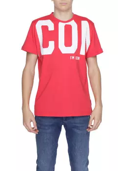 Футболка мужская Icon с принтом, красный
