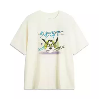 Футболка мужская из коллекции Disney X Sports Life, цвет белый Lining, кремовый