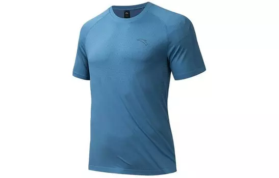 Футболка мужская из коллекции Running Morning Light Blue Anta, голубой