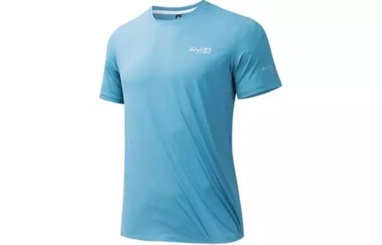 Футболка мужская из коллекции Running Morning Light Blue Anta, голубой