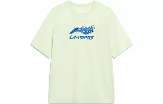 Футболка мужская из коллекции Sports Life, светло-зеленая Lining, зеленый