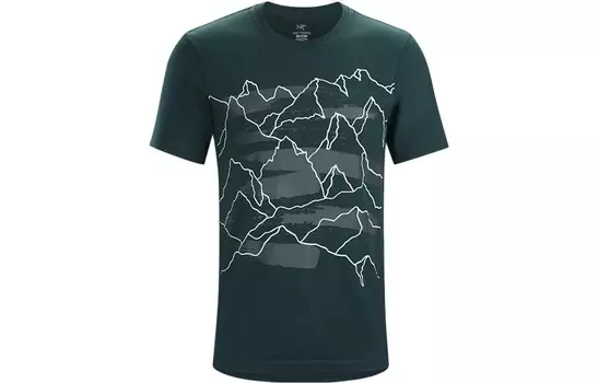 Футболка мужская из шерсти мериноса Ionia, темно-зеленая/LABYR Arcteryx, темно-зеленый