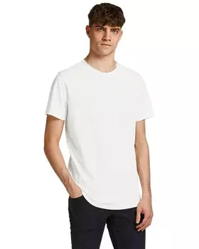 Футболка мужская Jack & Jones однотонная, белый