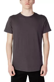 Футболка мужская Jack & Jones однотонная, серый