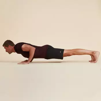 Футболка мужская йога бесшовная вторая кожа - бордовая KIMJALY, темно-бордовый/черный