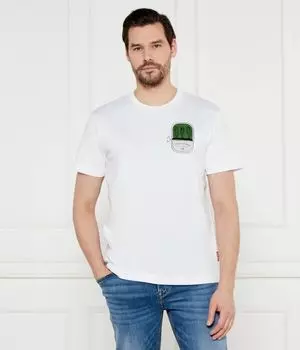 Футболка мужская Joop! Jeans из органического хлопка с принтом, белый