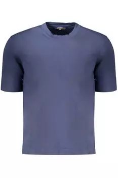 Футболка мужская K-Way хлопковая однотонная, синий