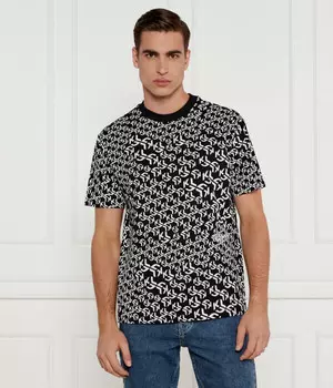 Футболка мужская Karl Lagerfeld Jeans из органического хлопка с принтом, черно-белый