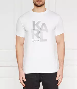 Футболка мужская Karl Lagerfeld с надписью, белый