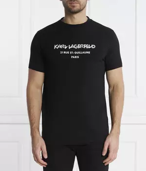 Футболка мужская Karl Lagerfeld с надписью, черный