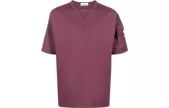 Футболка мужская каштановая Stone Island, цвет Chestnut