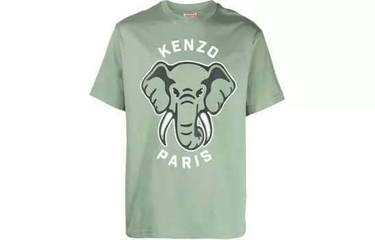 Футболка мужская Kenzo, зеленый